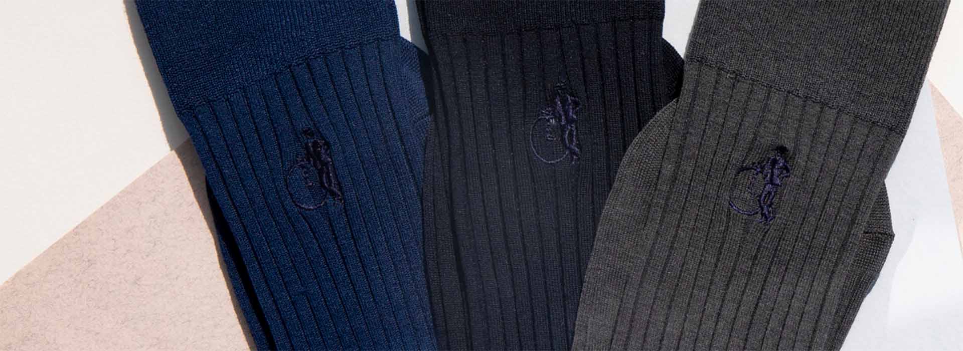 Blue and Black Socks - London Sock Company