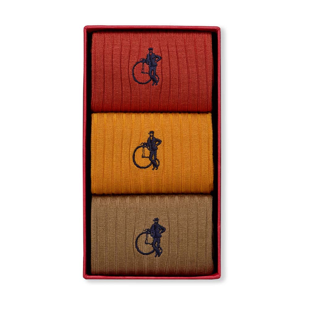 Fallen Leaves, 3-Pair Box