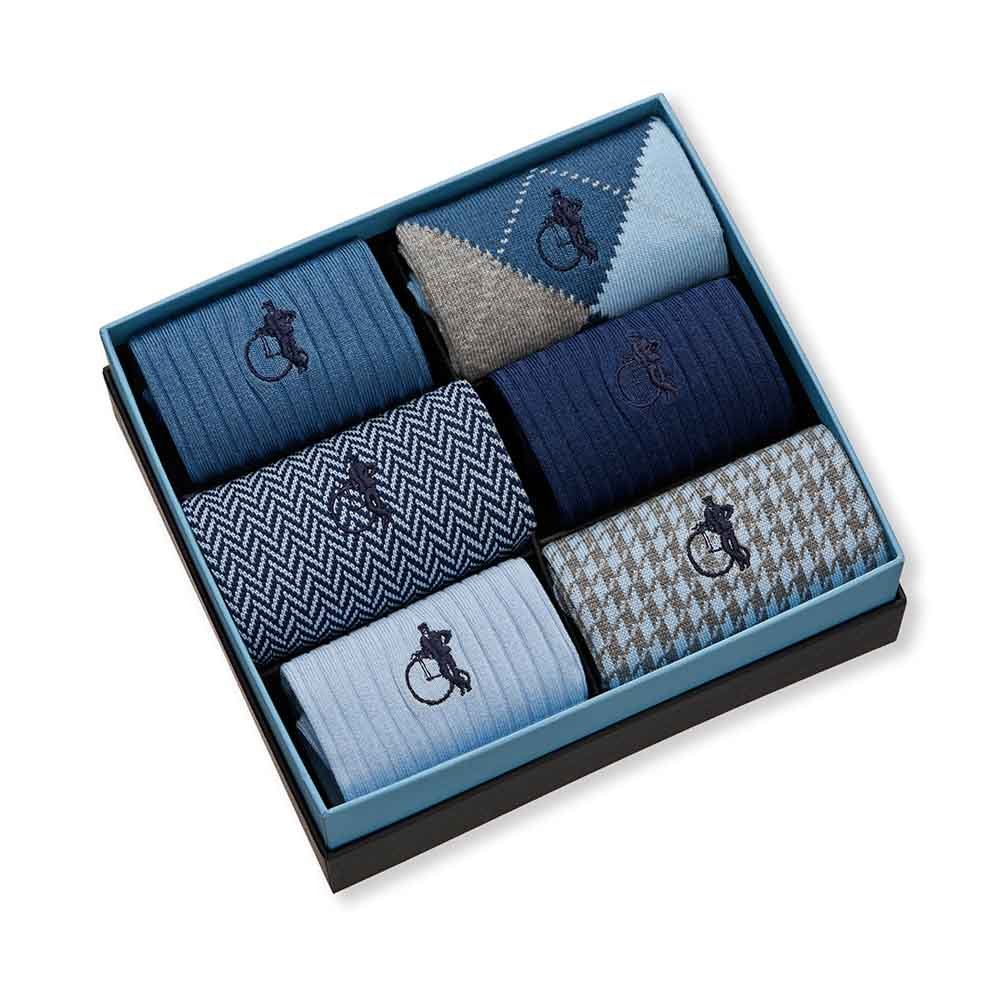 Dash of Class, Dusk, 6 - Pair Box - London Sock Company