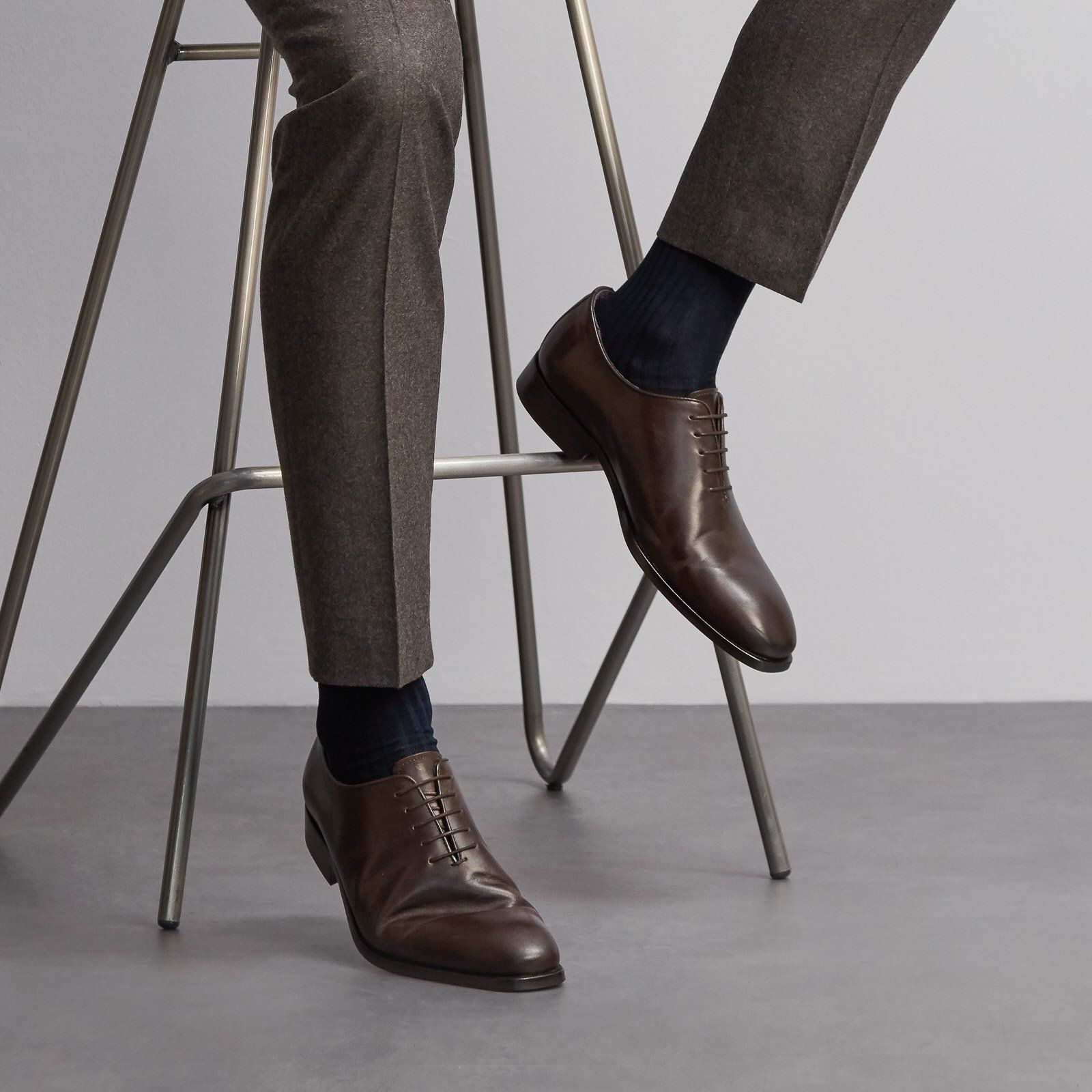 Dash of Class Navy, 6 - Pair Box - London Sock Company