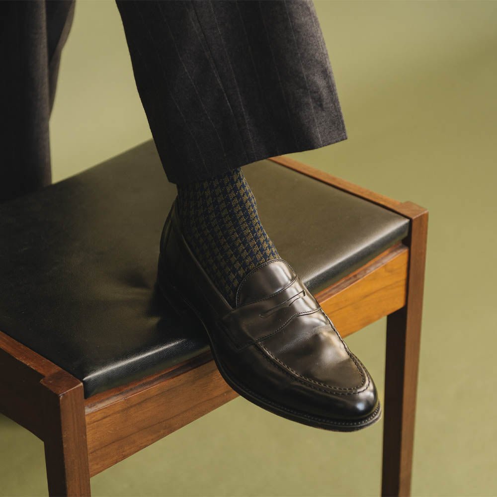 Dash of Class, Olive, 6 - Pair Box - London Sock Company