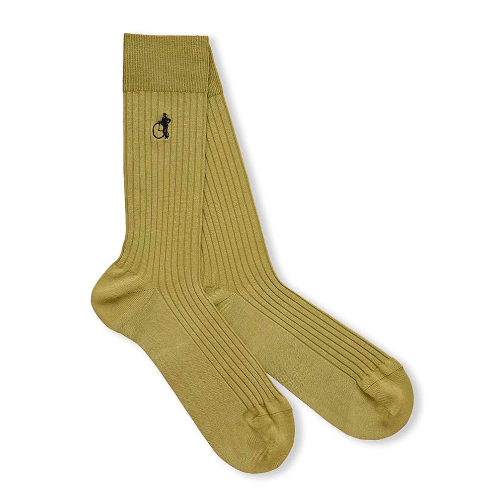 Green Simply Sartorial Socks - London Sock Company