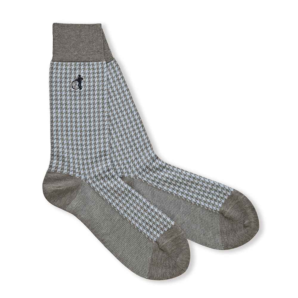 Houndstooth Pastels, 3 - Pair Box - London Sock Company