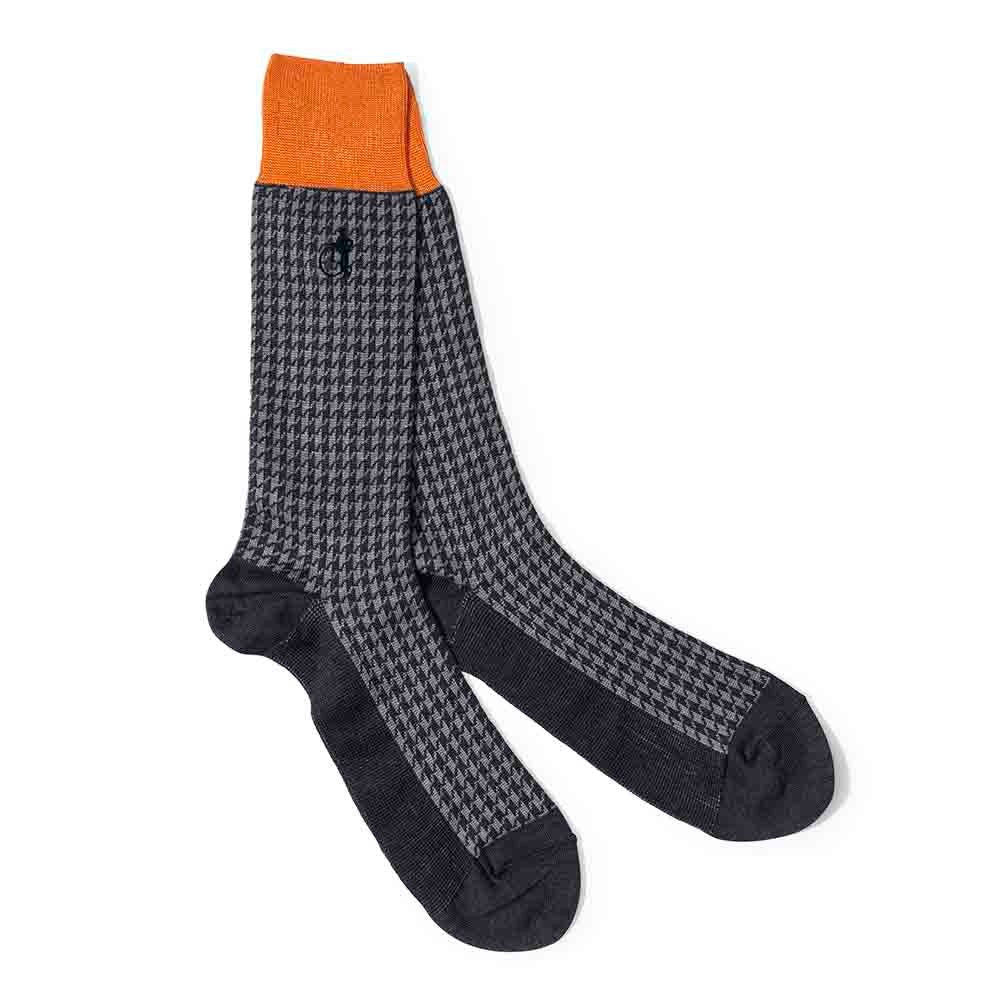 Jermyn St. Houndstooth Socks - London Sock Company