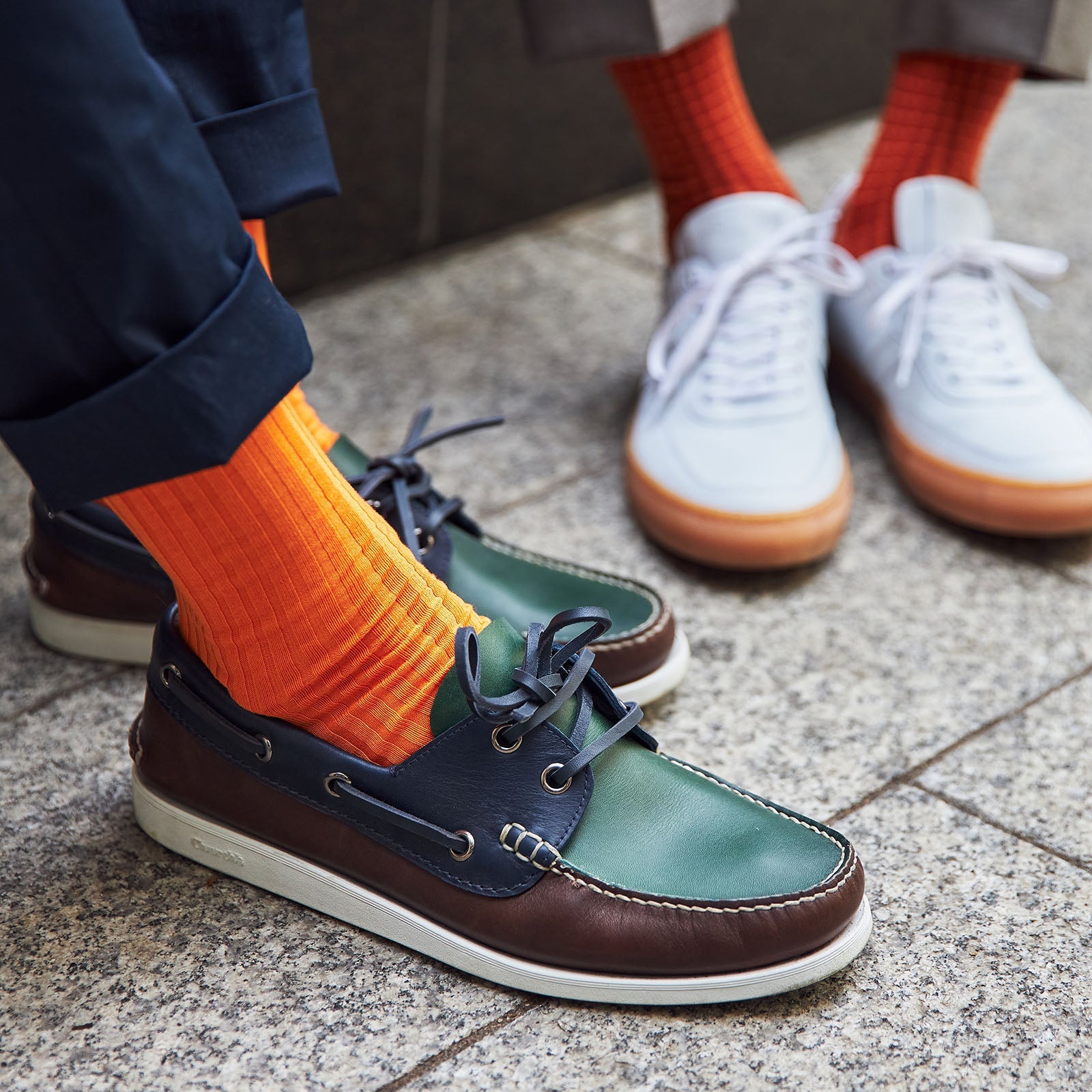 Simply Oranges, 3 - pair box - London Sock Company