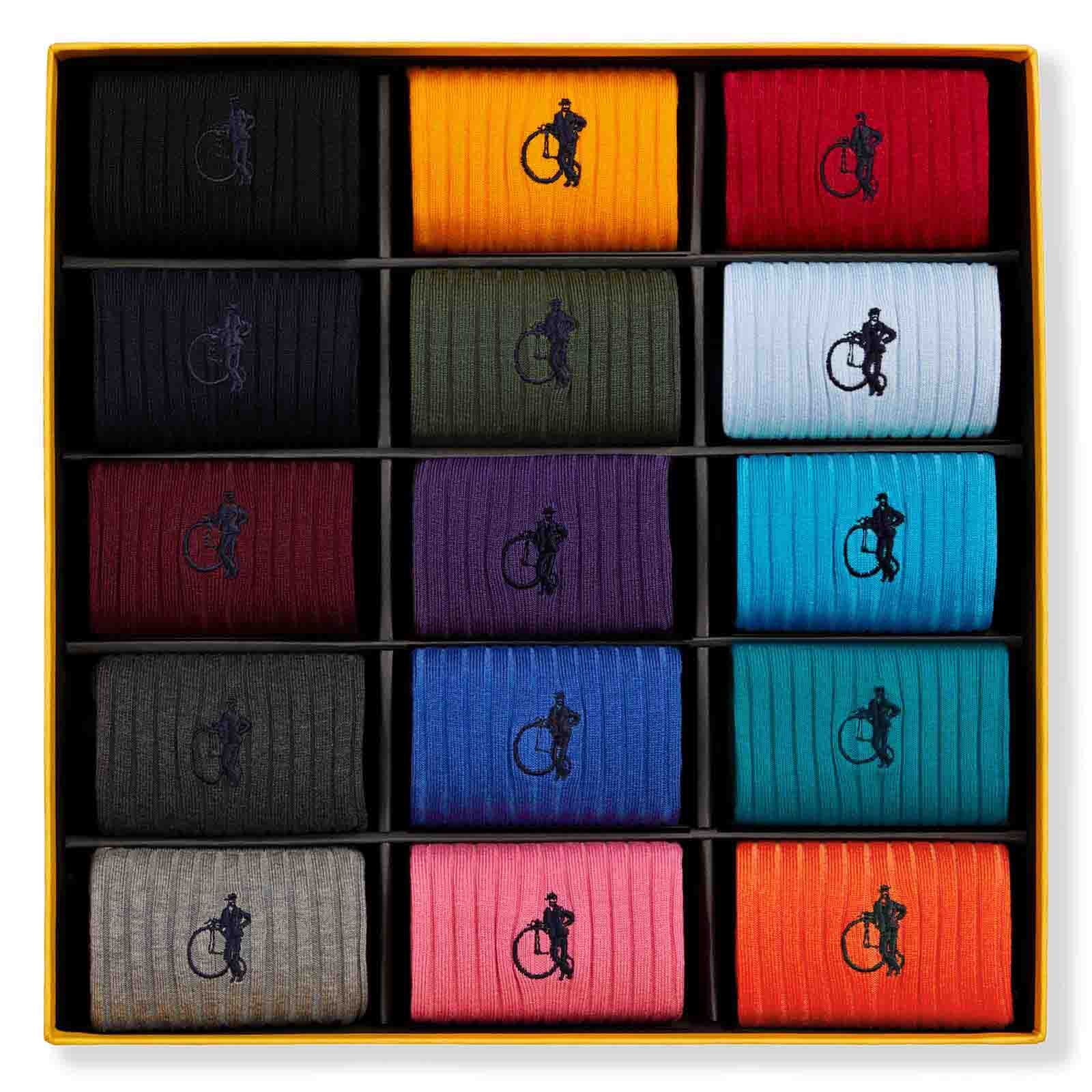 Simply Sartorial Collection, 15 - Pair Box - London Sock Company