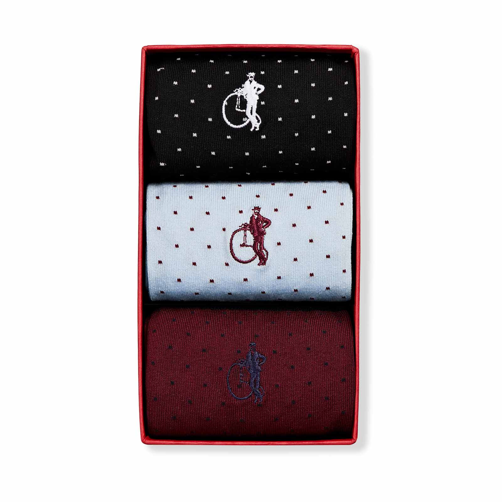 Spot On, 3 - Pair Box - London Sock Company