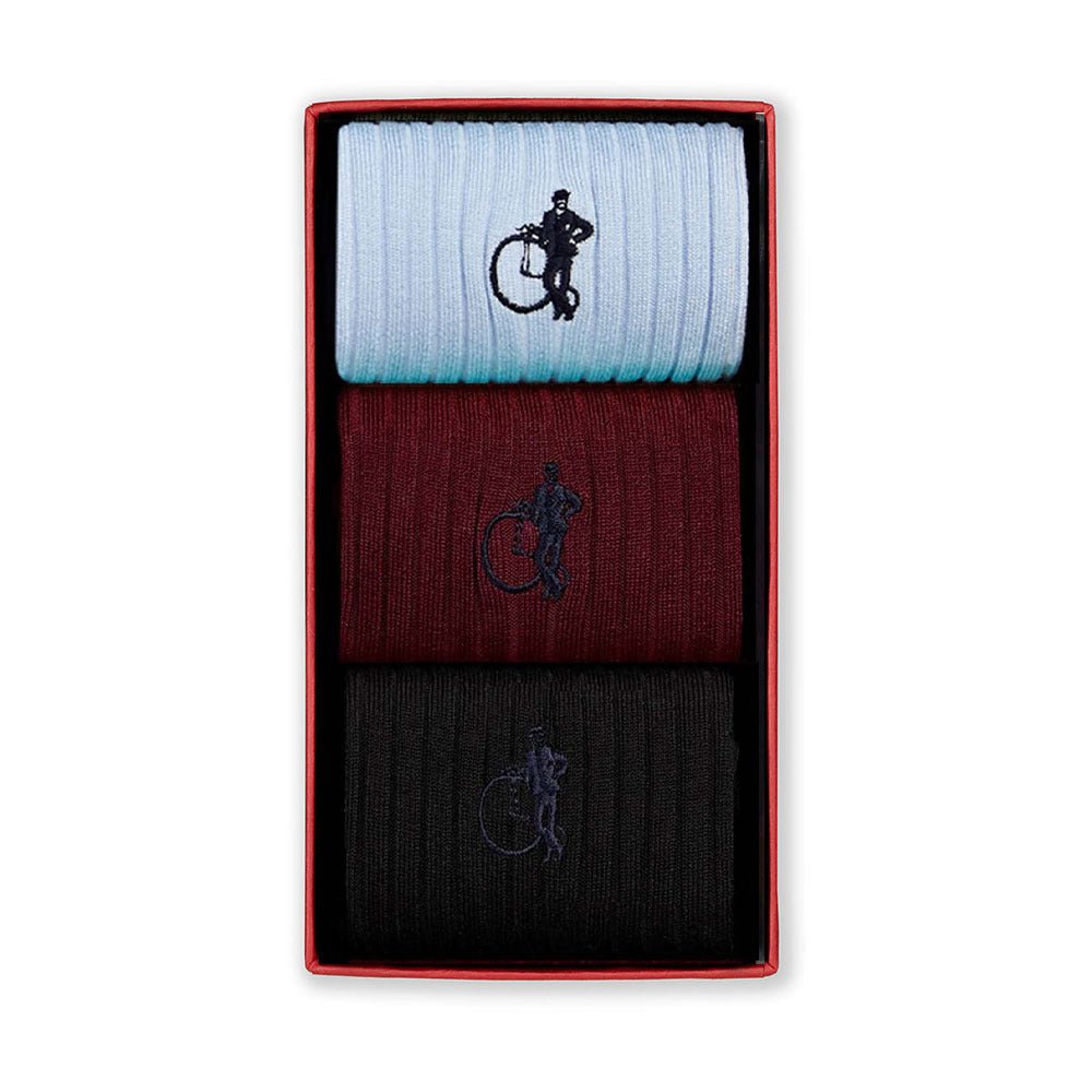 The Black Tie, 3 - Pair Box - London Sock Company
