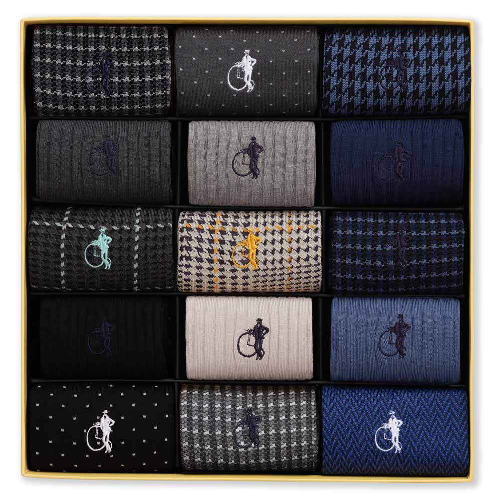 The Classic Collection, 15 - Pair Box - London Sock Company