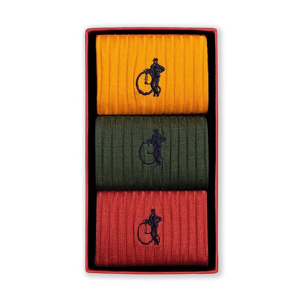 The Country Squire, 3 - Pair Box - London Sock Company