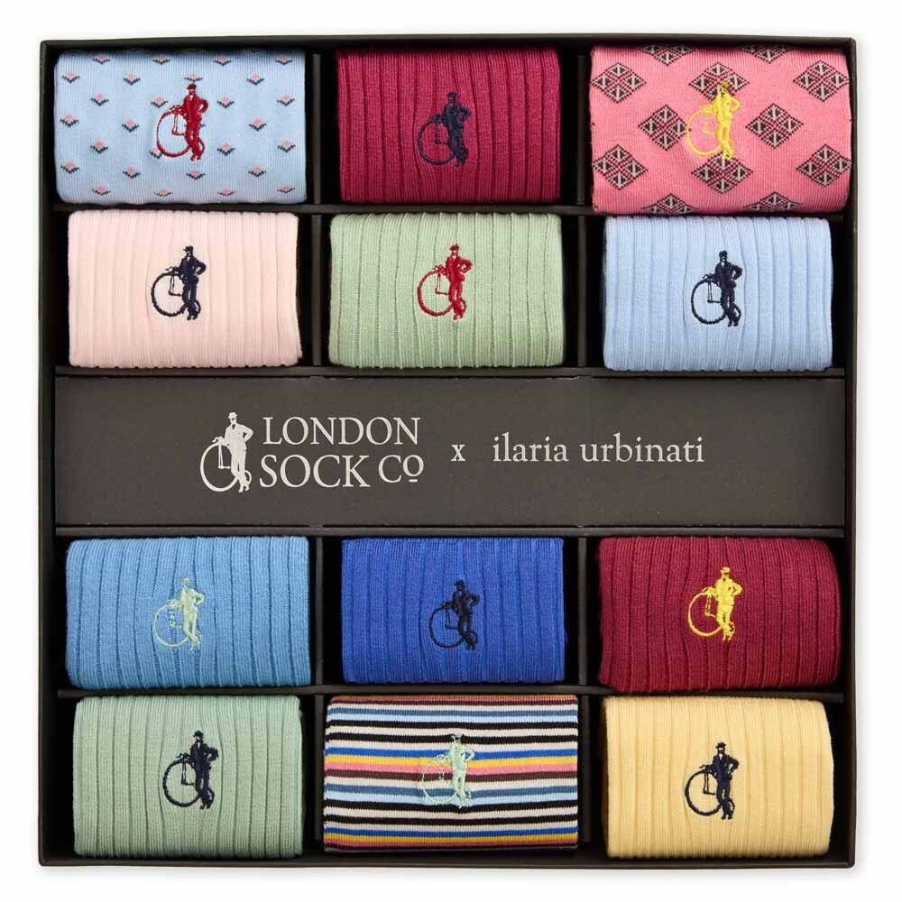 The Seasonal Edit by Ilaria Urbinati, 12 - Pair Box - London Sock Company