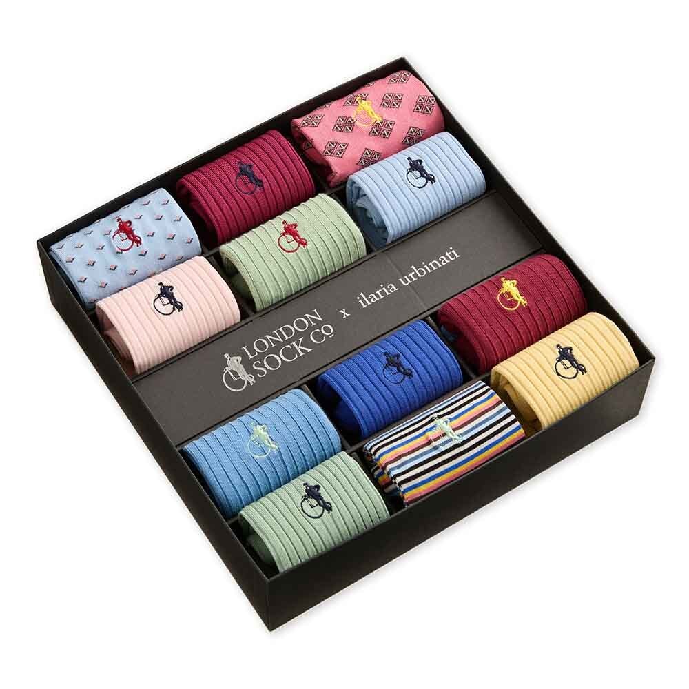 The Seasonal Edit by Ilaria Urbinati, 12 - Pair Box - London Sock Company