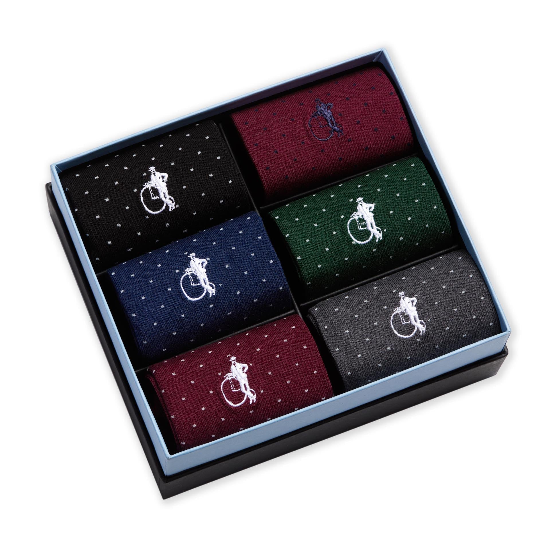 The Spot of Style Collection, 6 - Pair Box - London Sock Company