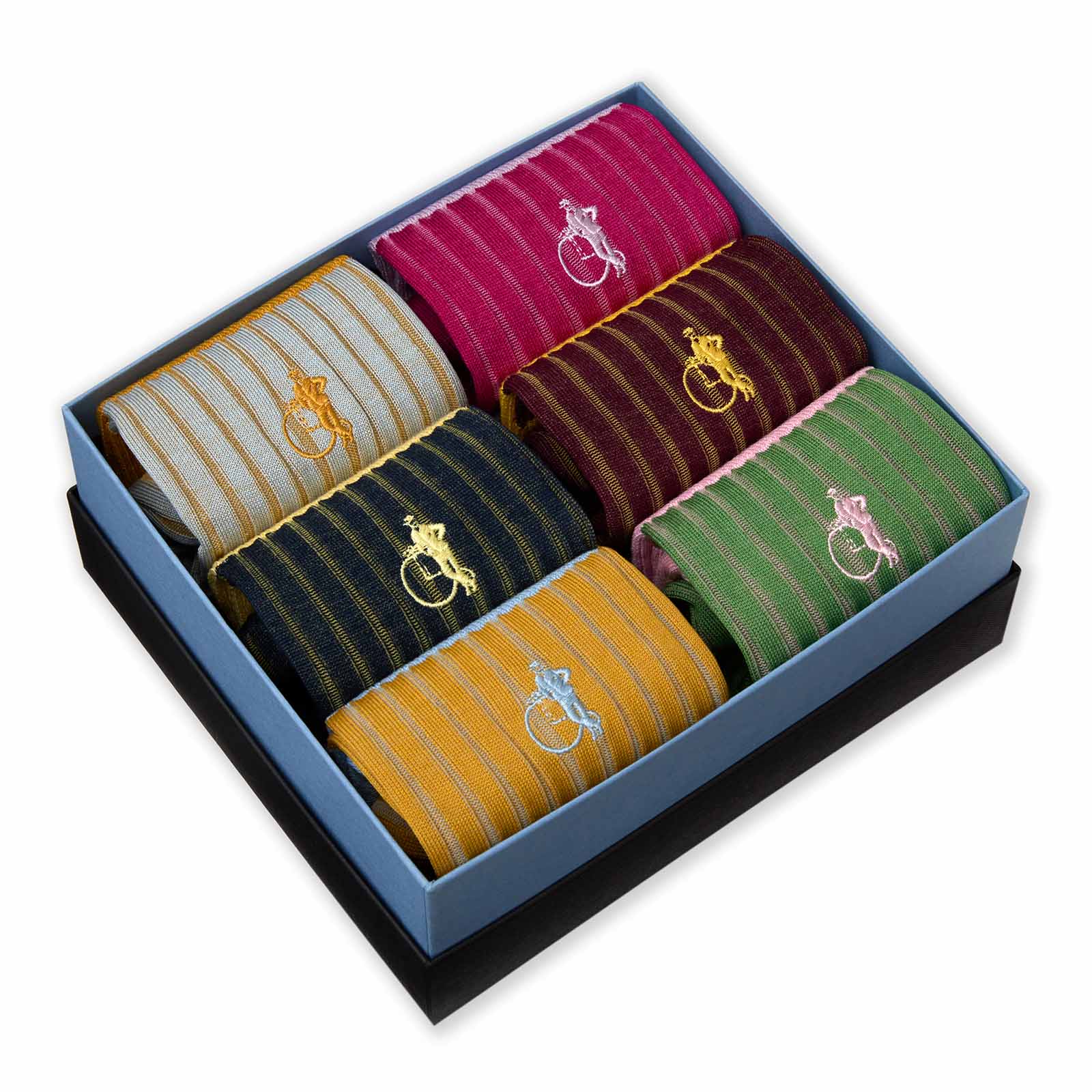 The Studio Collection, 6 - Pair Box - London Sock Company
