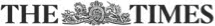 The Times icon in black