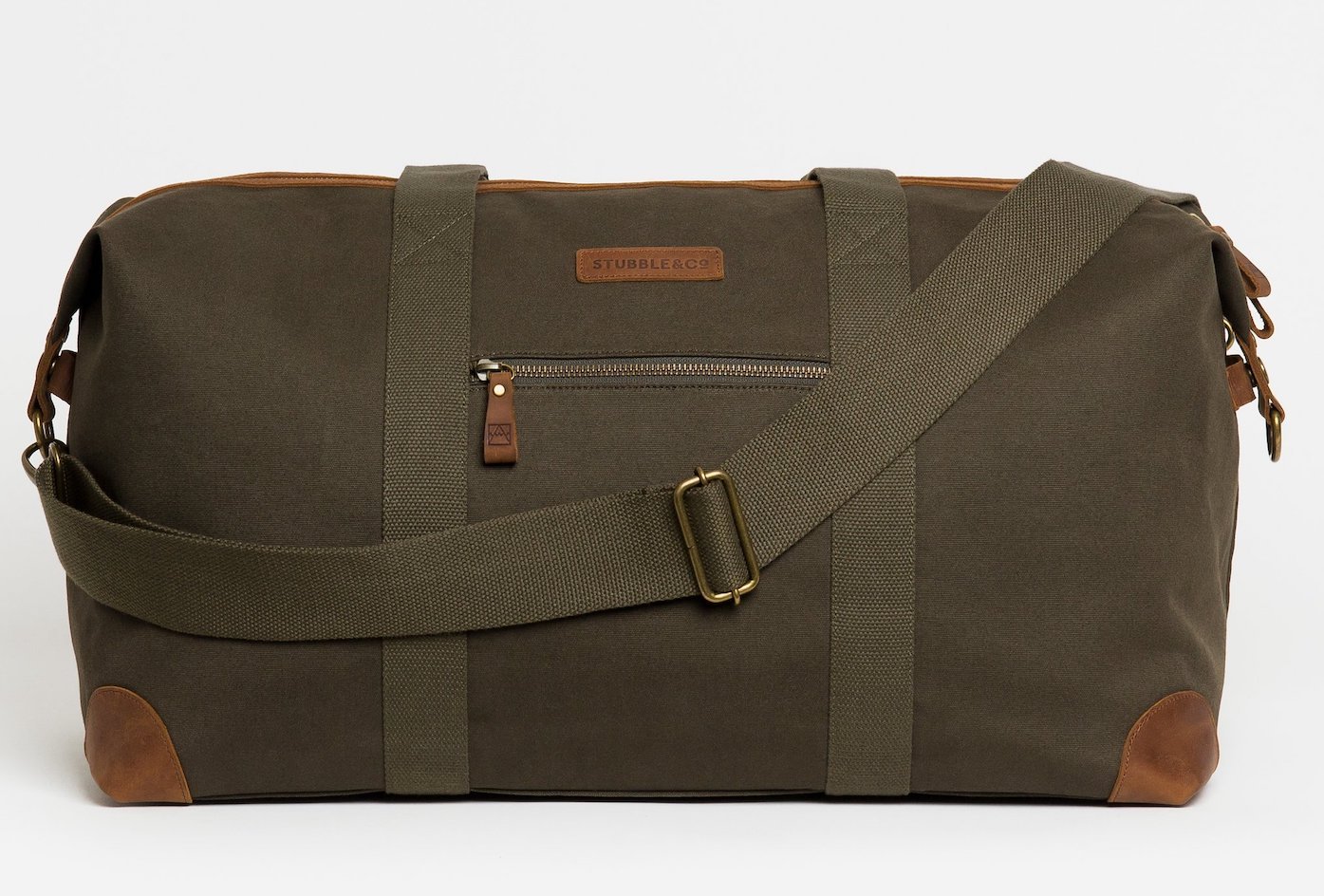 Weekender bag by Stubble & Co in olive