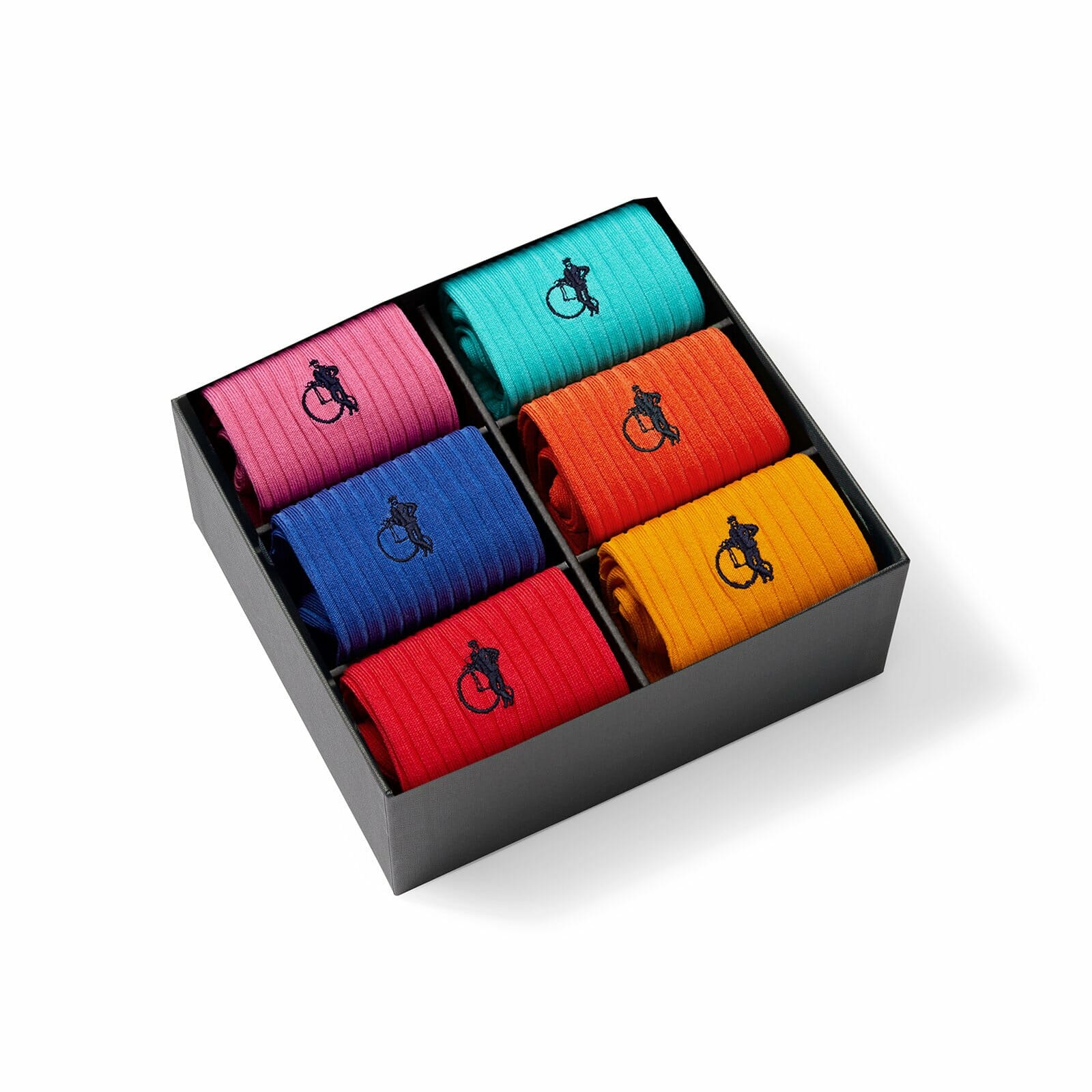 Simply Colourful, 6-Pair Box | London Sock Company