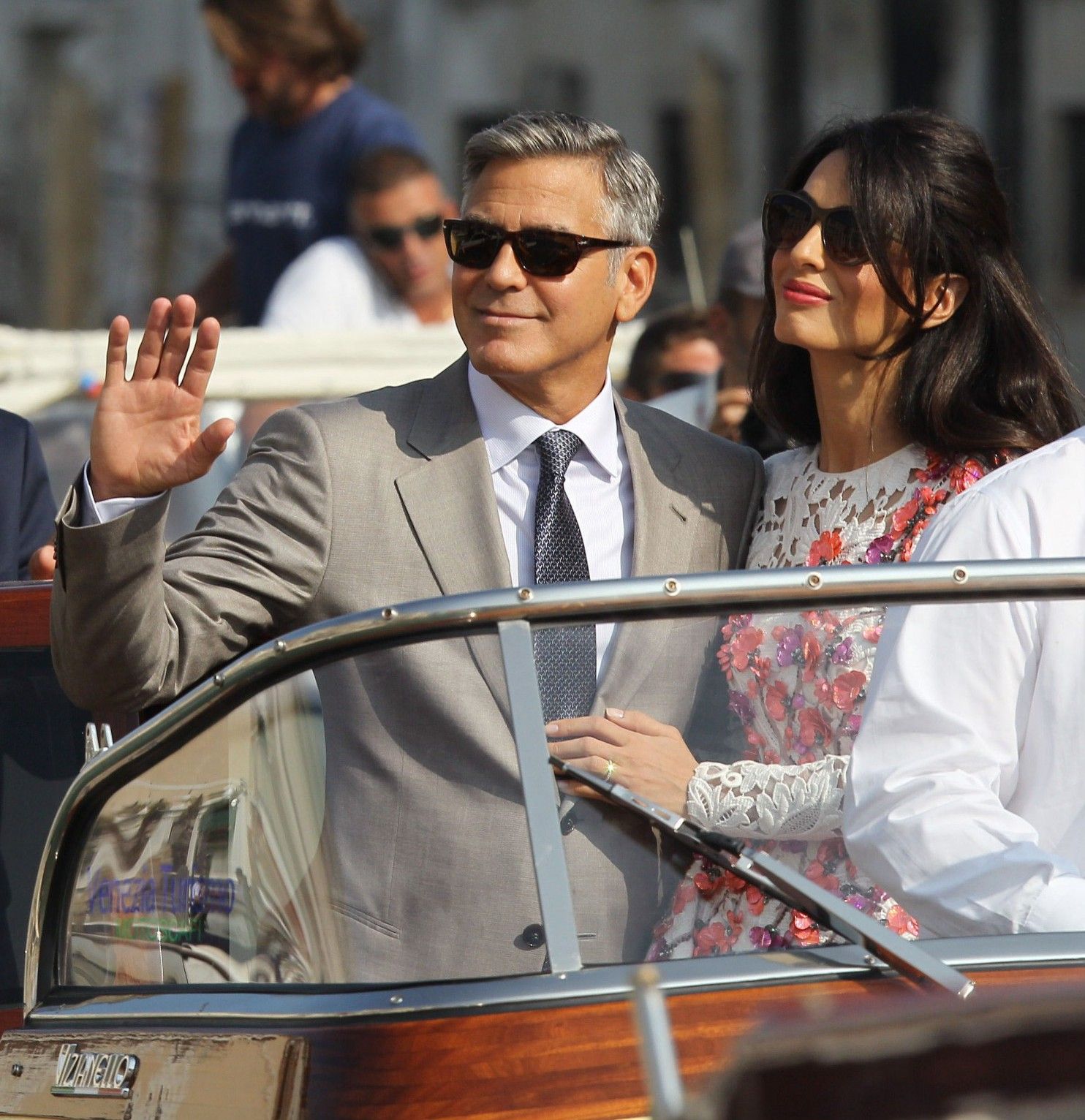 George Clooney wedding style, London Sock Company