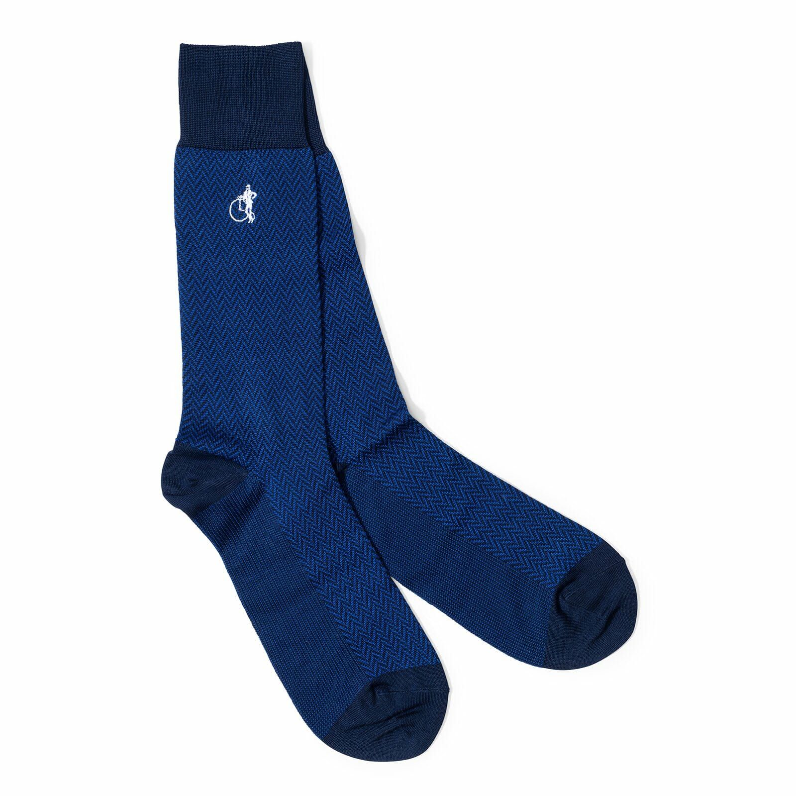 Bond St. Herringbone, Luxury Socks | London Sock Company