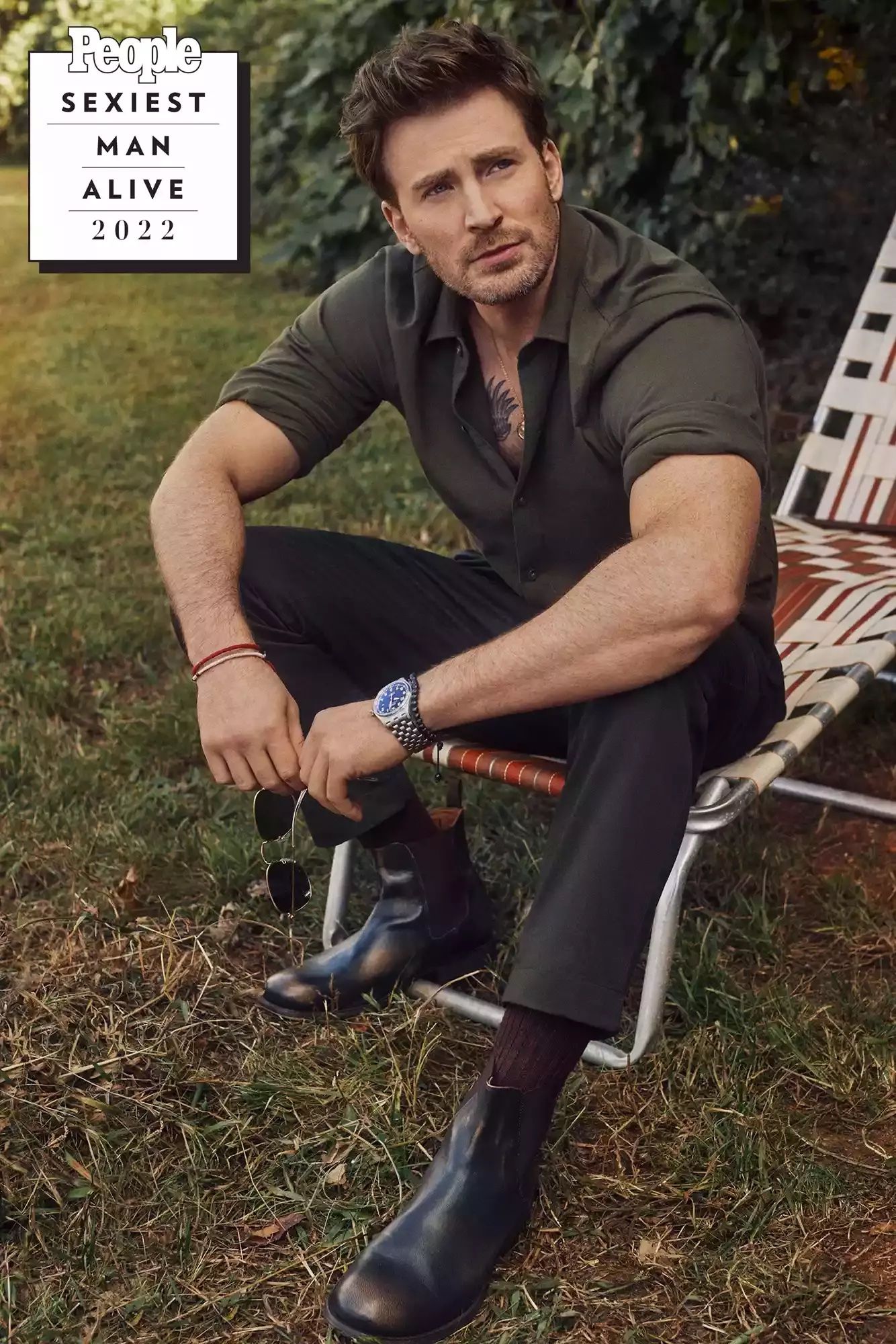 Celebrity Sock Style: Chris Evans