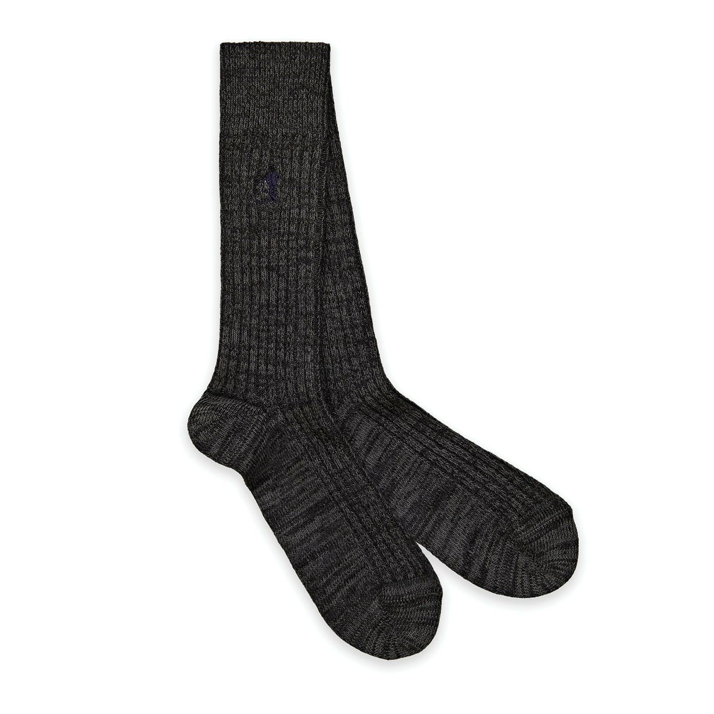 Pair of boot socks in slate grey