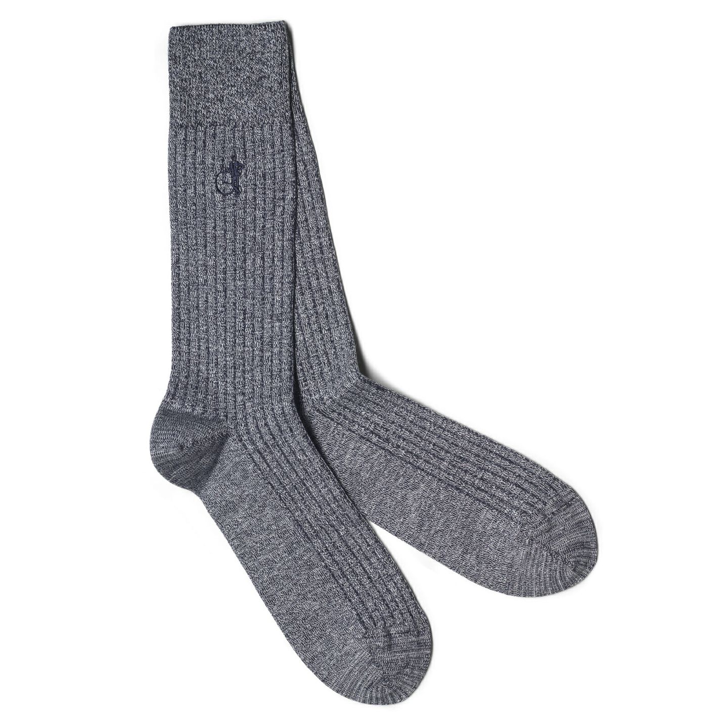 Grey marl mens socks