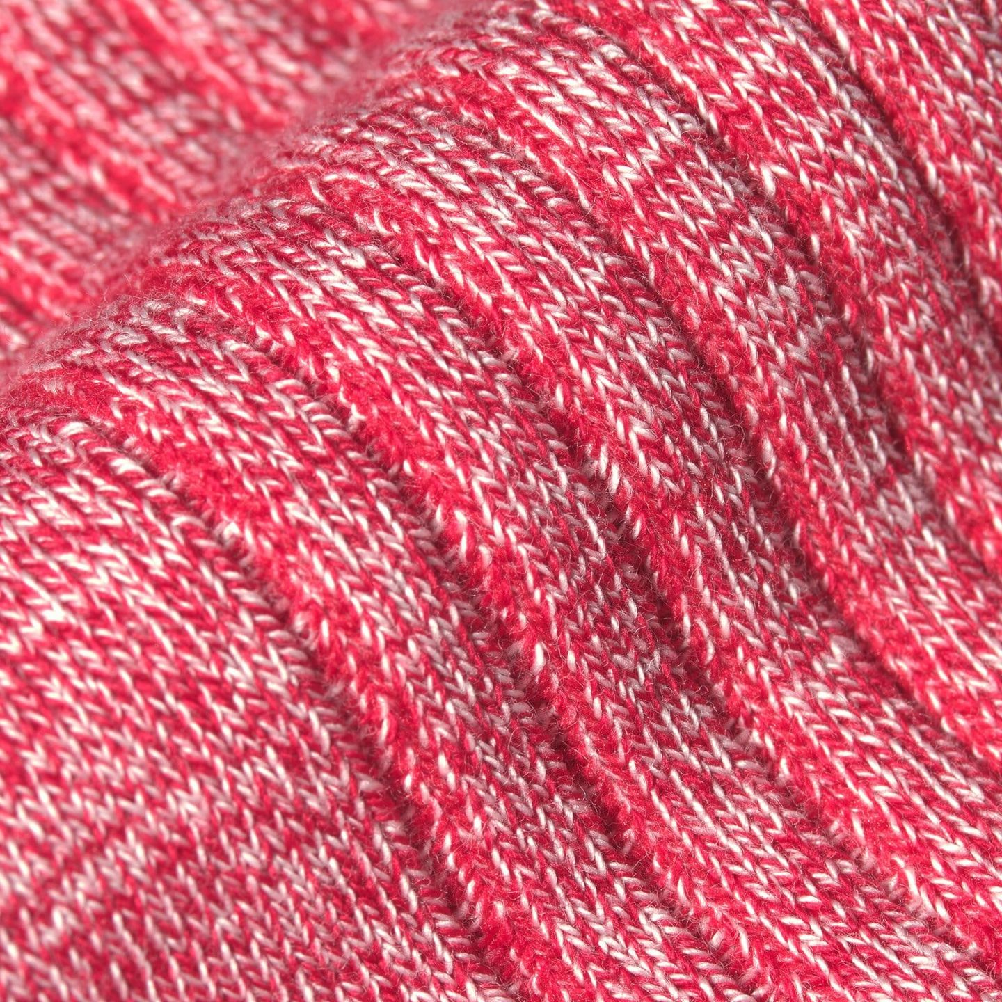 A close up of a red socks pattern