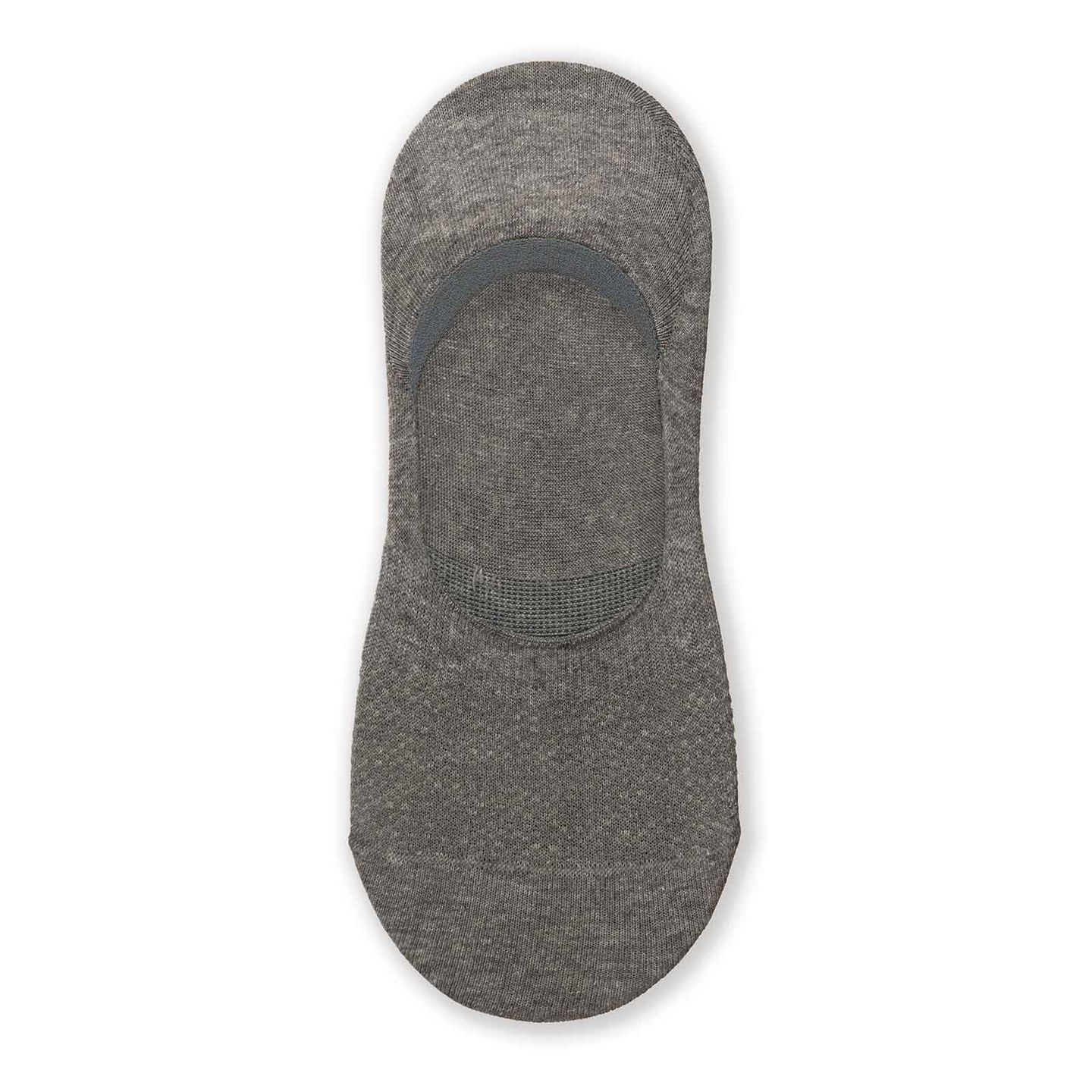 Grey invisible trainer sock