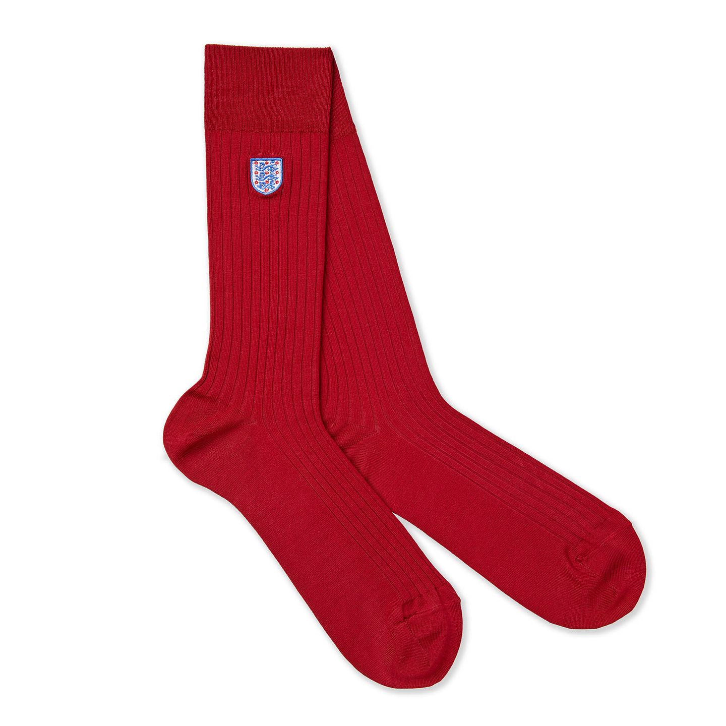 Pair of red lion socks, with the embroidered logo. Part of the Style Squad 3 Pair Box