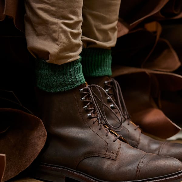 boot socks green