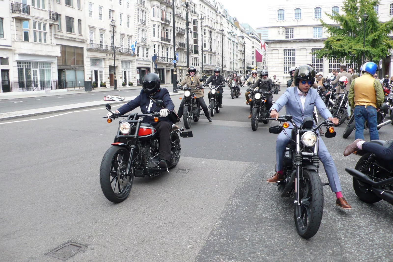 Distinguished gentlemen and women ride to fight cancer and suicide