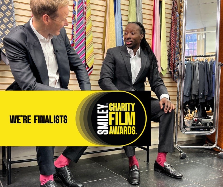 London Sock Company and Suited & Booted nominated for a Smiley Charity Film Award - London Sock Company