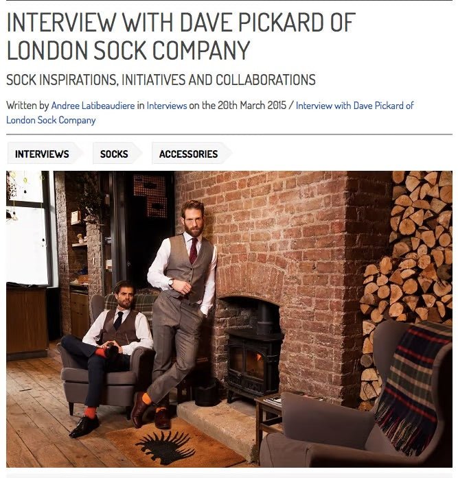 Menswear Style - An  Interview with London Sock Co. - London Sock Company