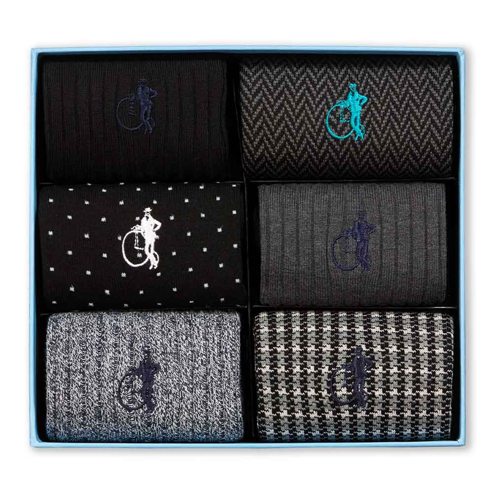 Dash of Class Black, 6-Pair Box