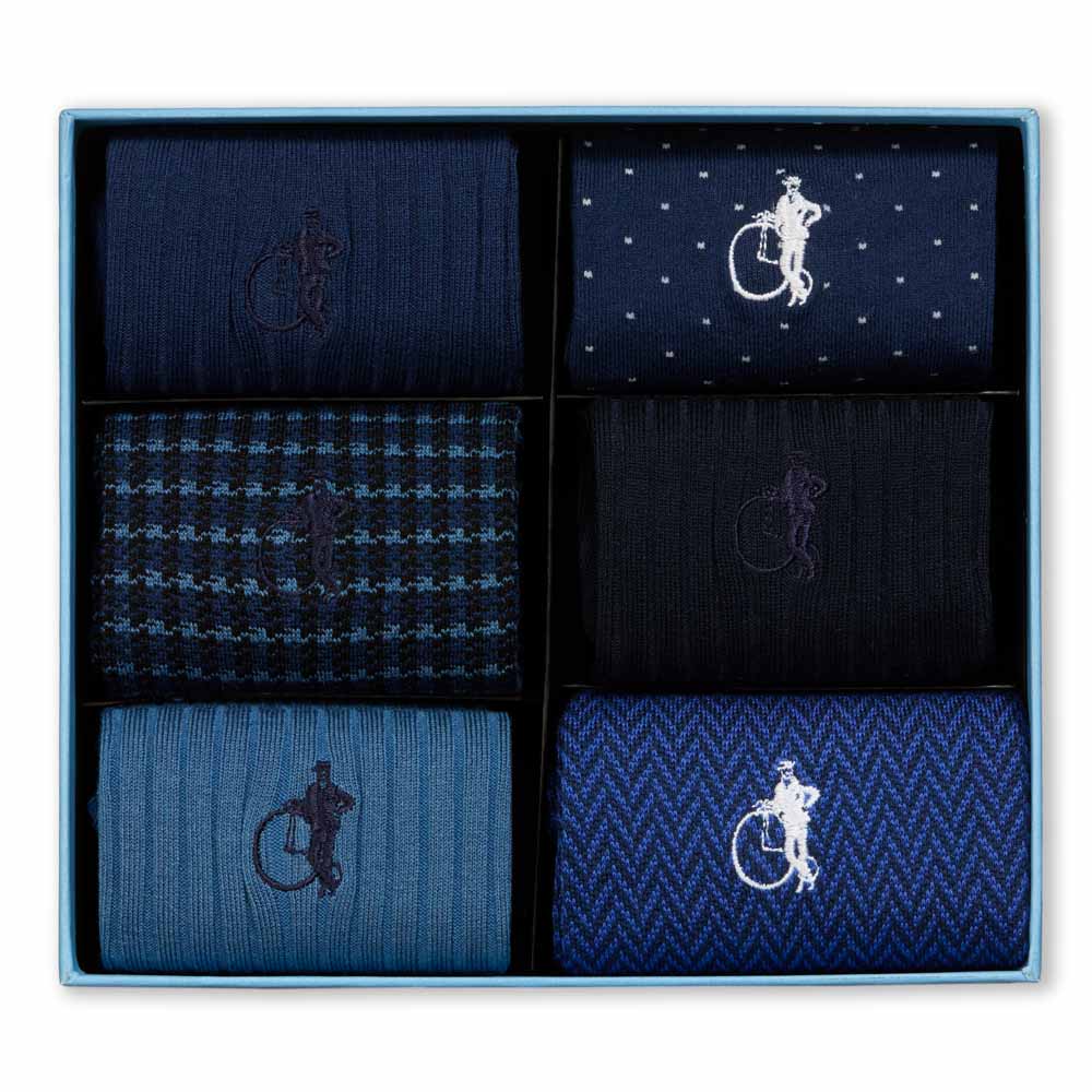 Dash of Class Navy, 6-Pair Box