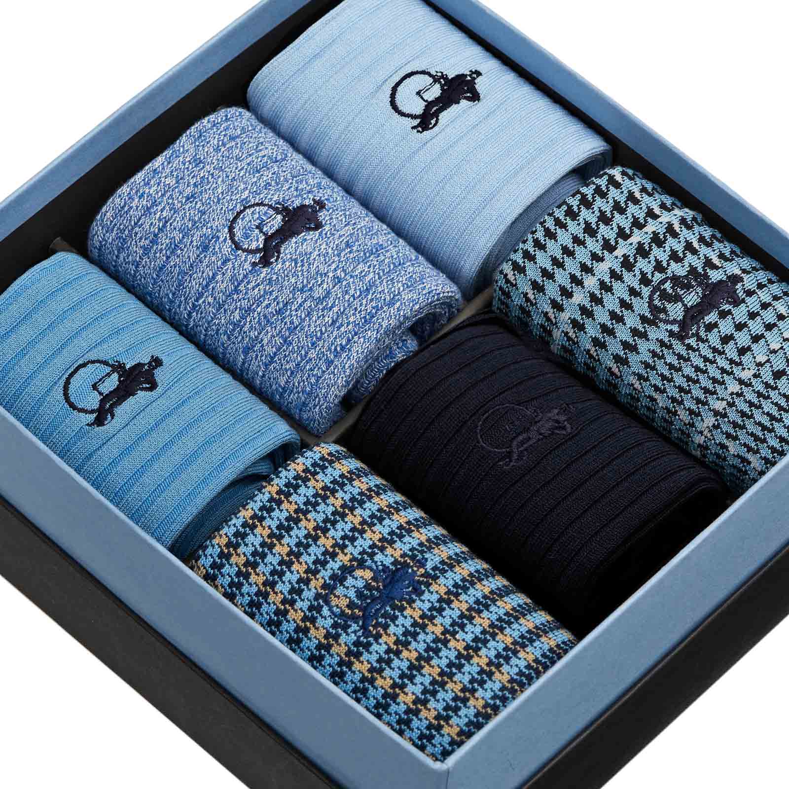 Dash of Class, Denim, 6-Pair Box