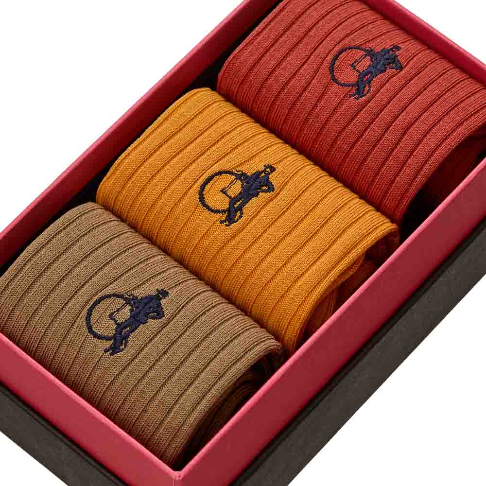 Fallen Leaves, 3-Pair Box
