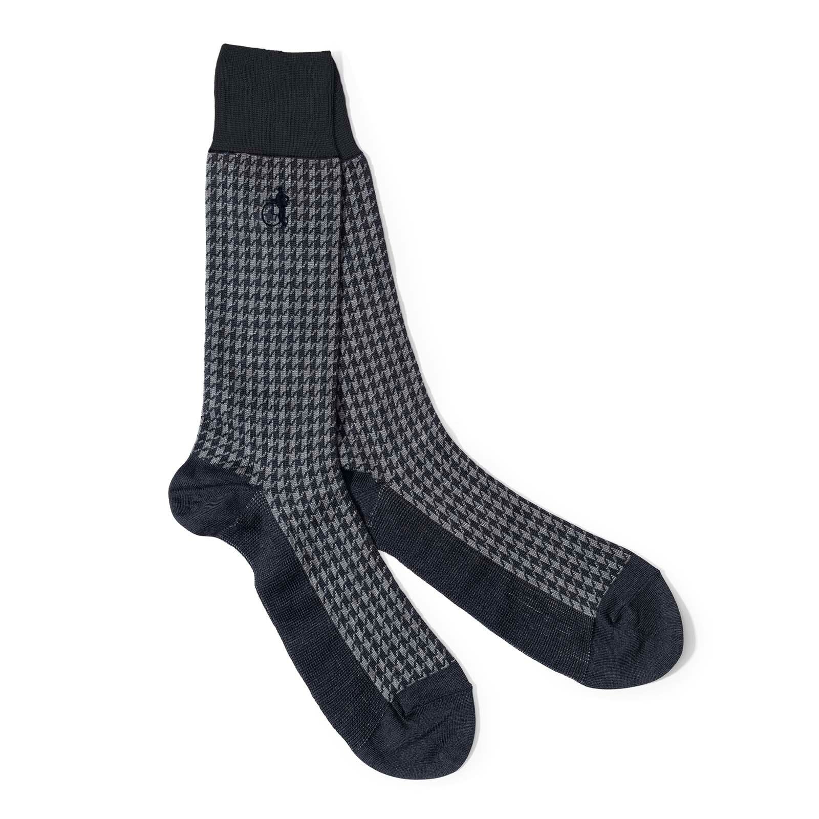 Jermyn St. Houndstooth Socks