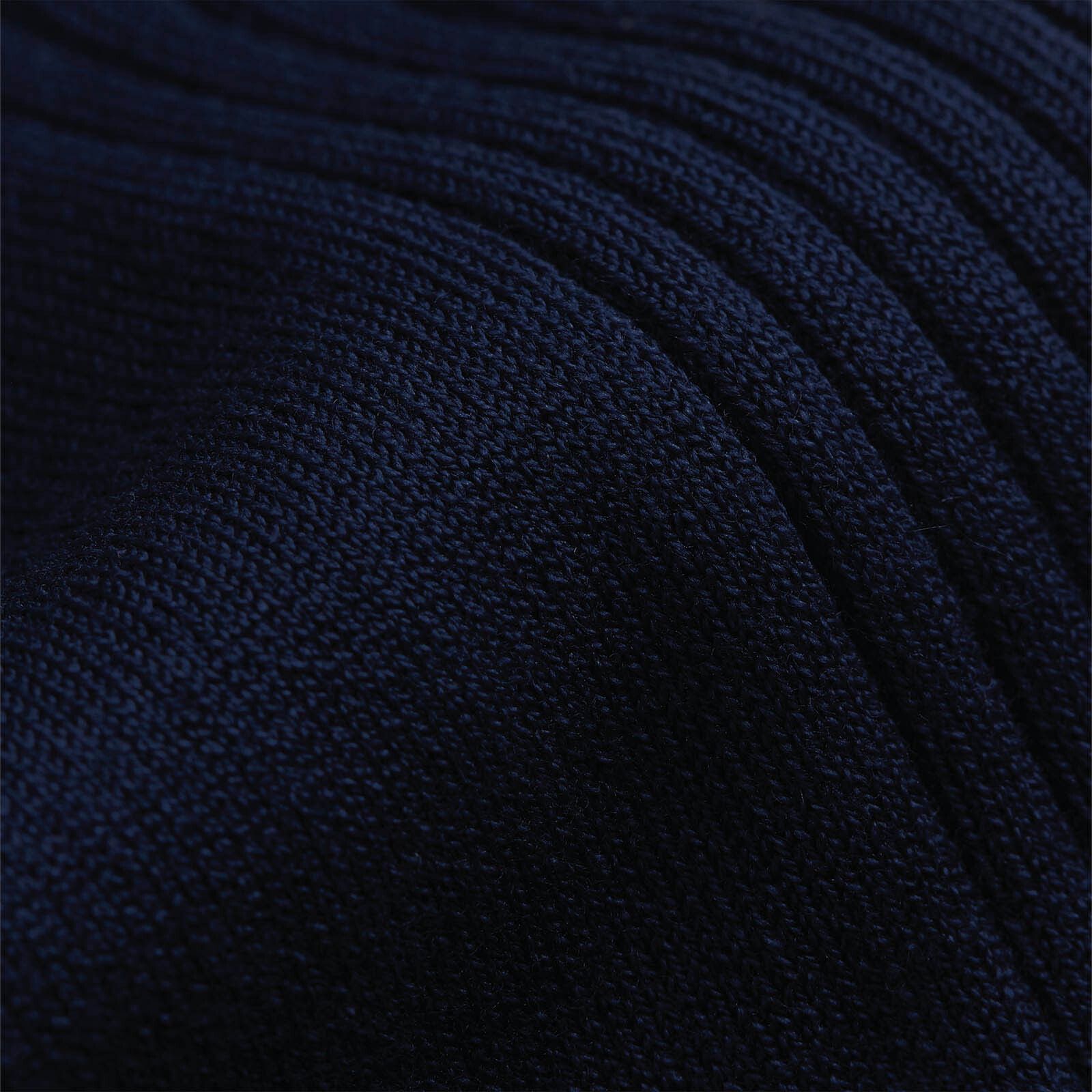 Close up of navy socks for men