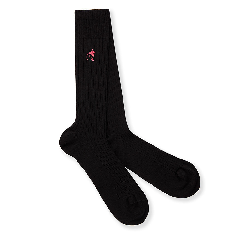 Simply Black Accented Socks