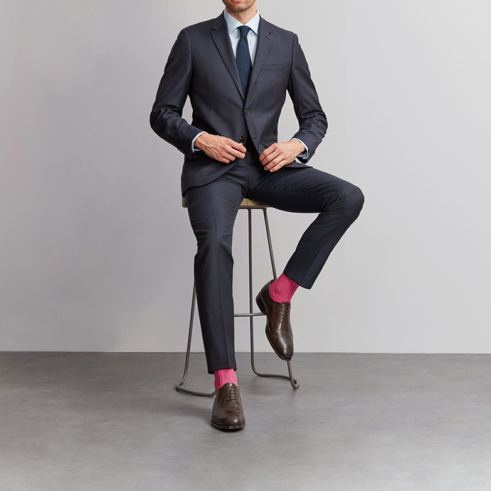 Pink Simply Sartorial Socks