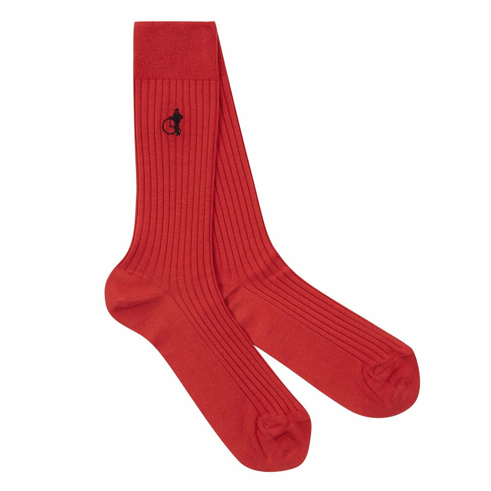 Red Simply Sartorial Socks