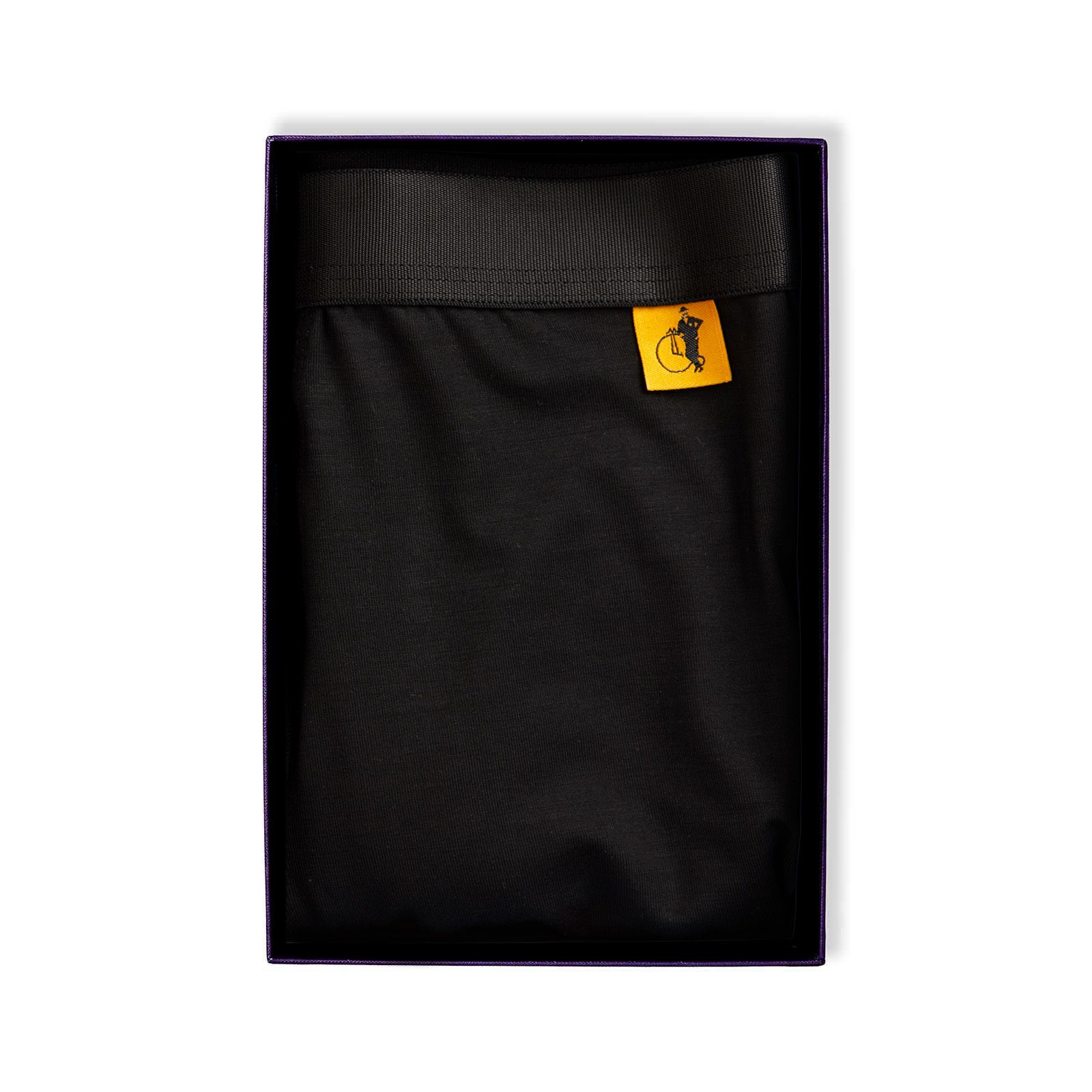 Black boxers in a presentation box