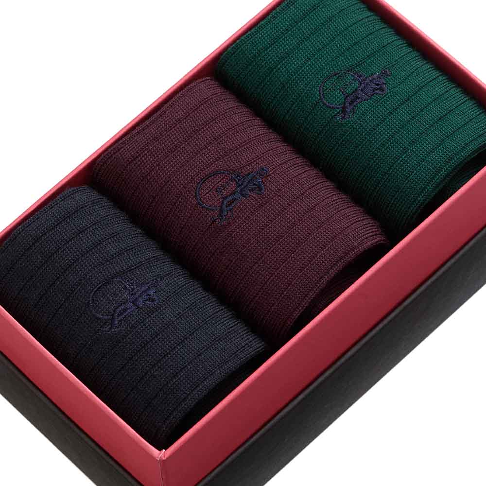 Traditional Merinos, 3-Pair Box