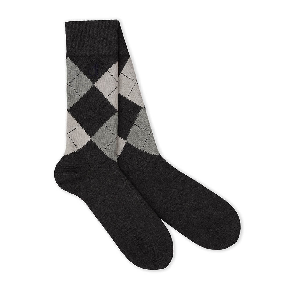 Argyle Shadow, 3 - Pair Box - London Sock Company