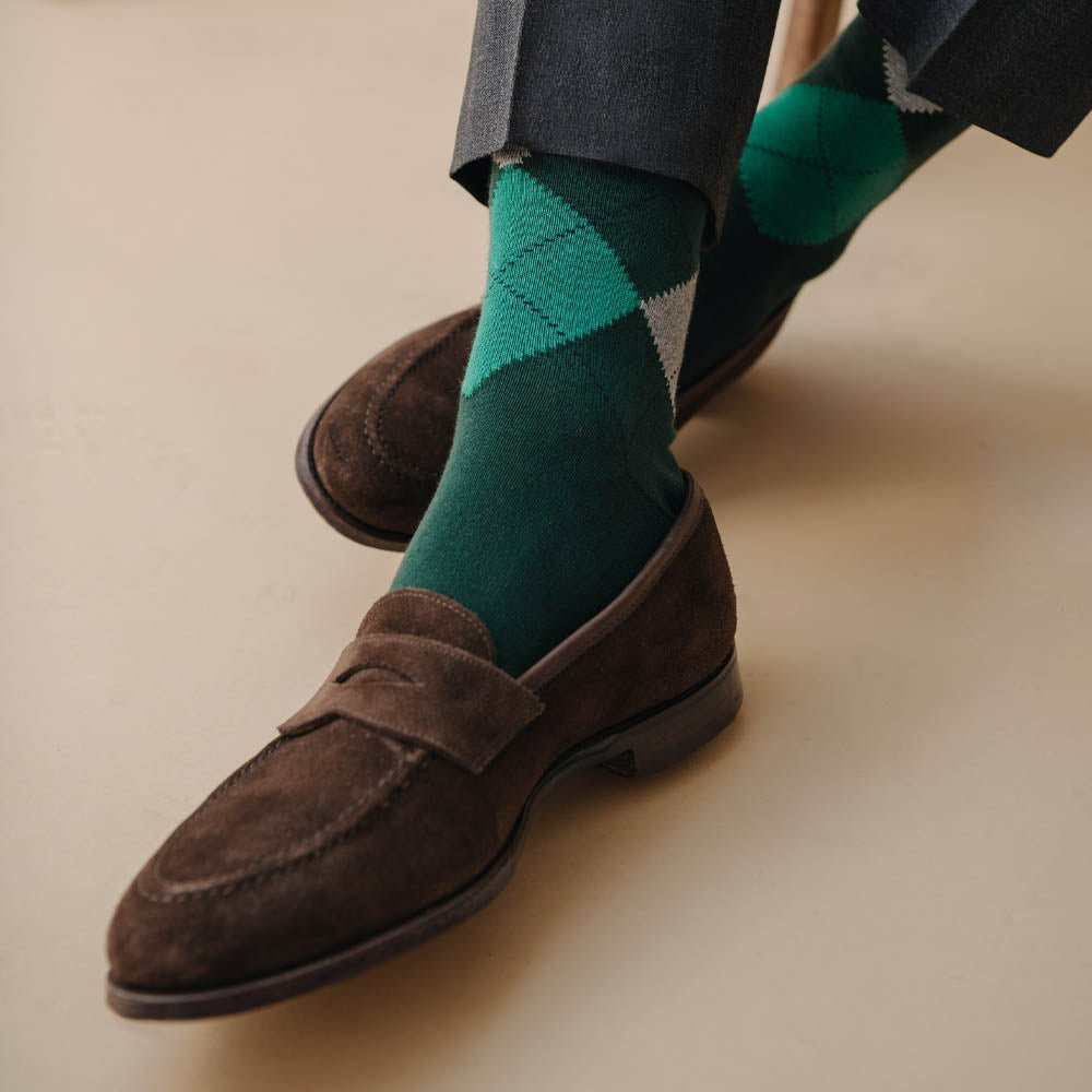 Balmoral Argyle, 3 - Pair Box - London Sock Company