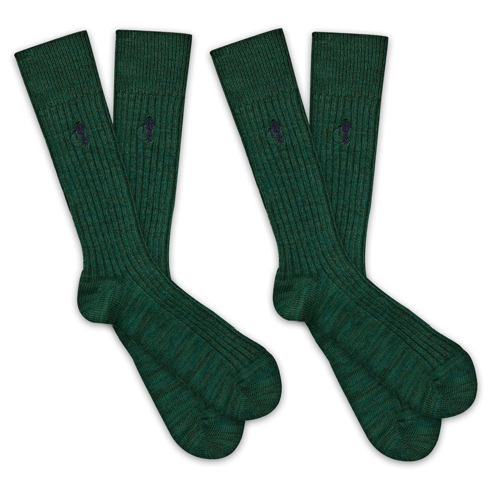 Boot Sock 2 - Pair, Evergreen - London Sock Company