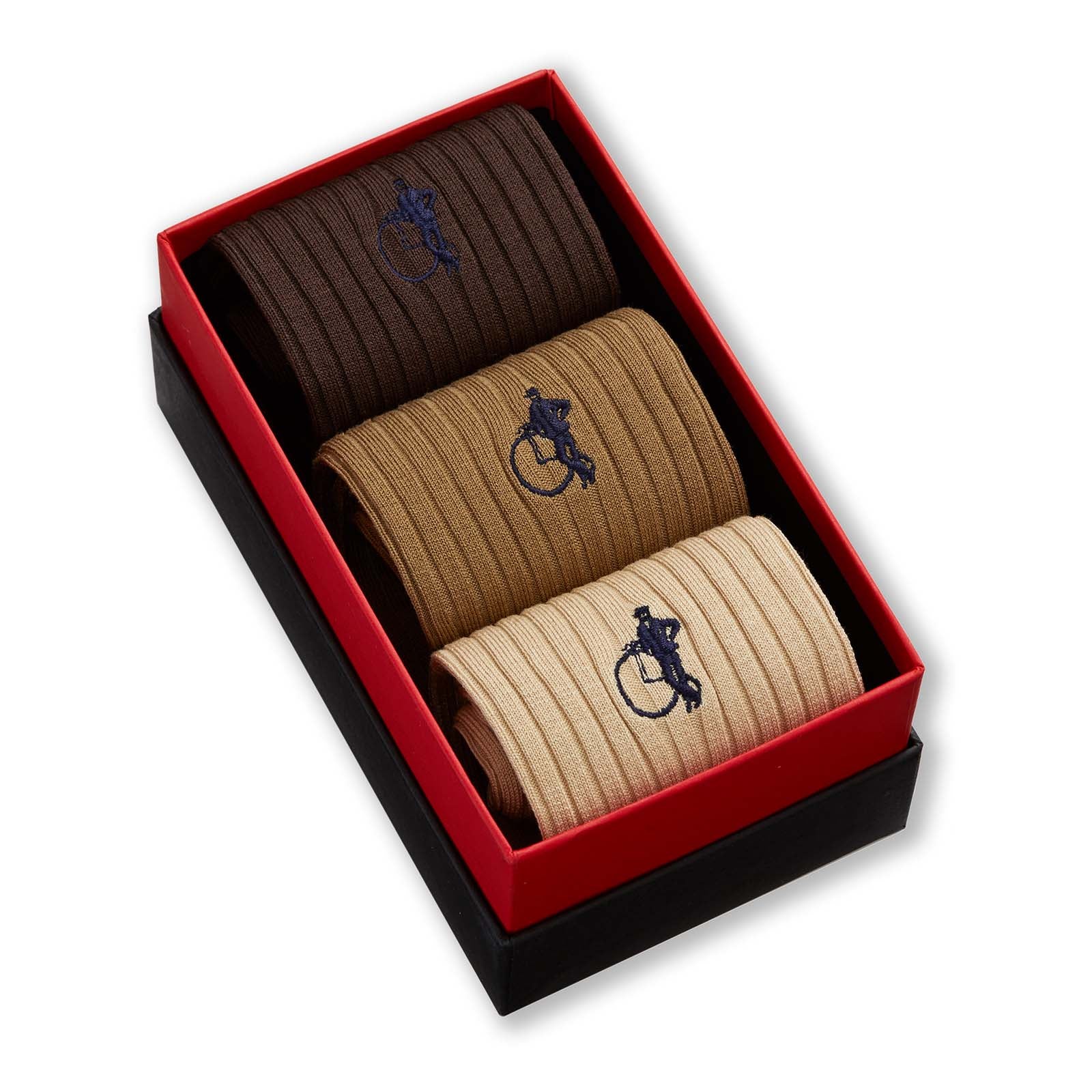 Coffee Break, 3 - Pair Box - London Sock Company