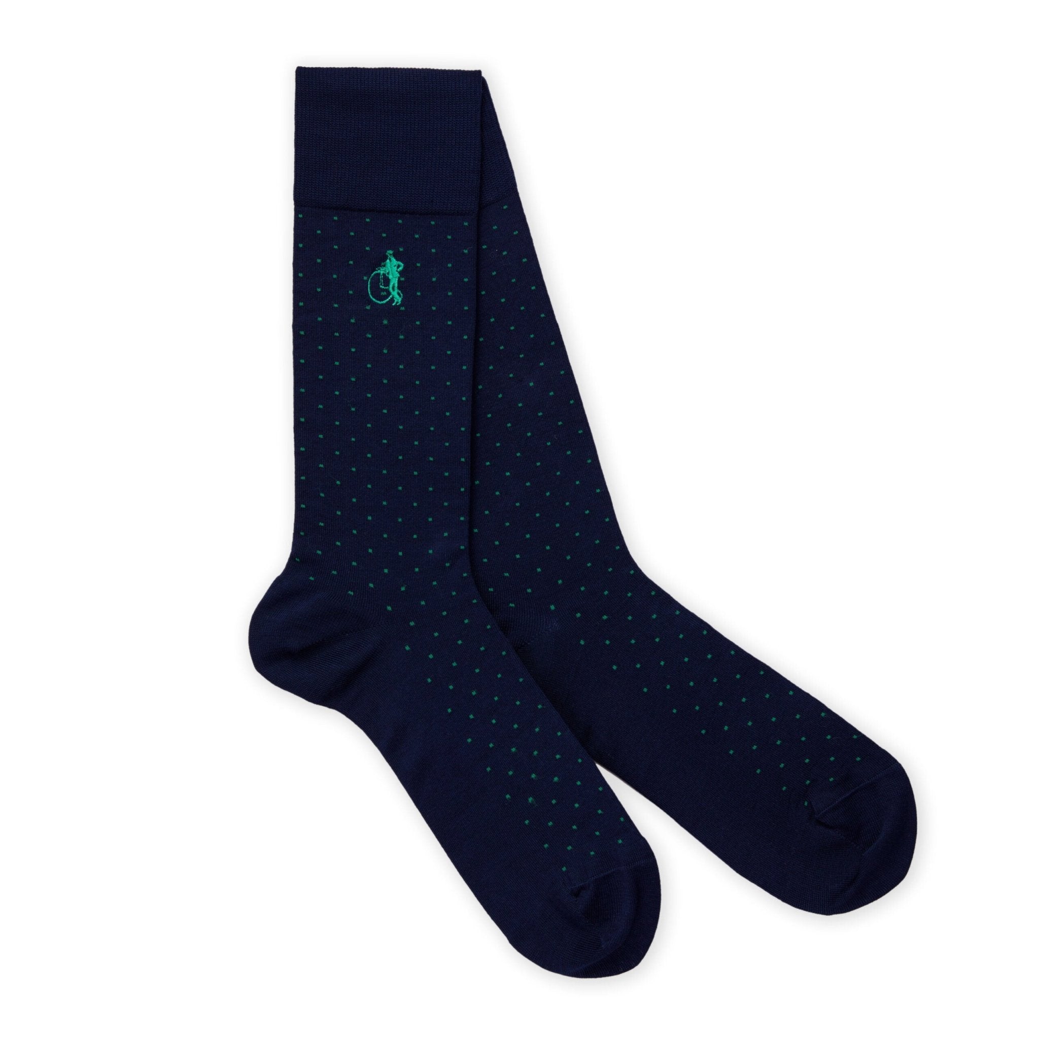 Dash of Class Navy, 6 - Pair Box - London Sock Company