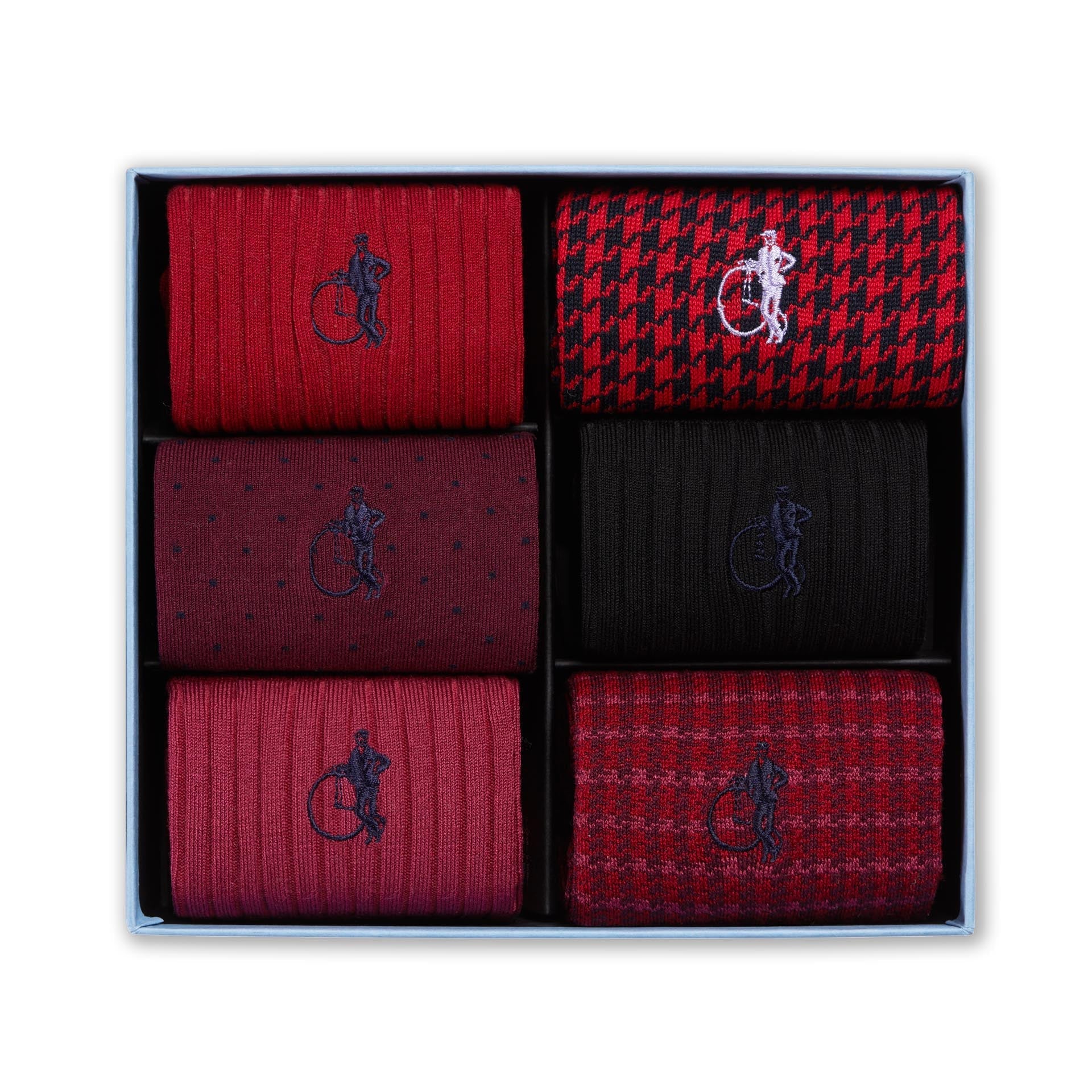 Dash of Class Ruby, 6 - Pair Box - London Sock Company